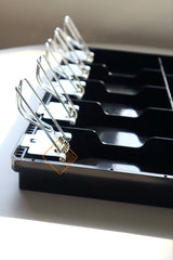 StorageMart ABS Cash Drawer, 5 Cash and 4 Coin Compartment, Cashier Storage Safe Box | 40.4 X 24 X 3.5 cm | Black