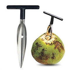 Premium Stainless Steel Coconut Opener Tool | Easy Tender Coconut Puncher & Opener