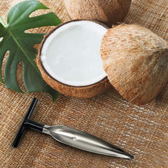 Premium Stainless Steel Coconut Opener Tool | Easy Tender Coconut Puncher & Opener
