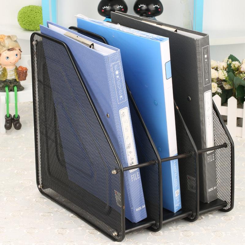 Rack For Box File StorageMart 3 Layer Metal Mesh Magazine Document Holder File Rack, 35.