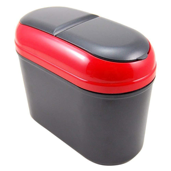 StorageMart Car Trash Bin Garbage Container - Portable Mini Car Dustbin, 19  X 16 X 9.5 cm, Multicolor