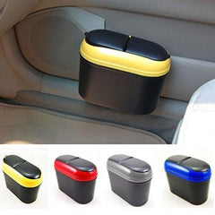 StorageMart Car Trash Bin Garbage Container - Portable Mini Car Dustbin, 19 X 16 X 9.5 cm, Multicolor - StorageMart