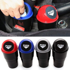StorageMart Mini Car Trash Bin Can Holder Dustbin, 19.5 X 9.8 X 6.7 cm, Multi-Colors - StorageMart